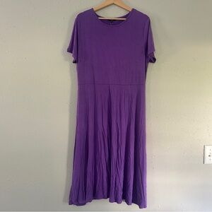 NWT Urban Coco Purple Mini T-Shirt Dress Summer Casual Lightweight Comfy XXL